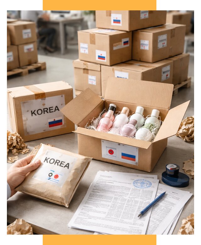 Доставка косметики из Кореи от 8764 р. под ключ | СетСервис-Скт