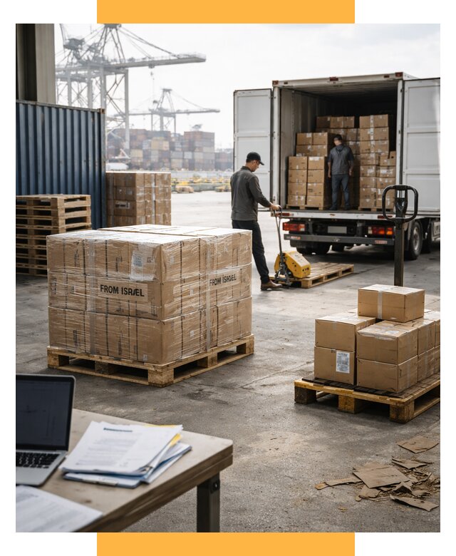Доставка грузов из Израиля от 15467 р., логистика от СетСервис-Скт