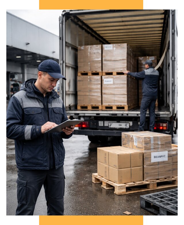 Доставка грузов из Беларуси от 15467 р. логистика СетСервис-Скт