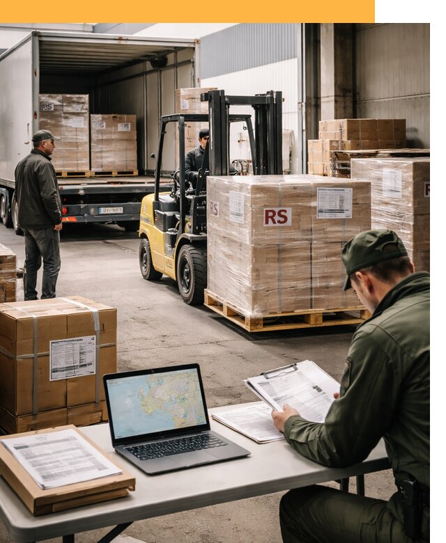 Доставка грузов в Сербию от 46400 руб, международные перевозки