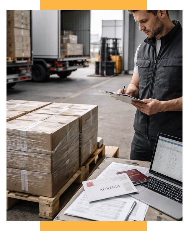 Доставка в Австрию от 67022 р. Логистика и экспорт СетСервис-Скт