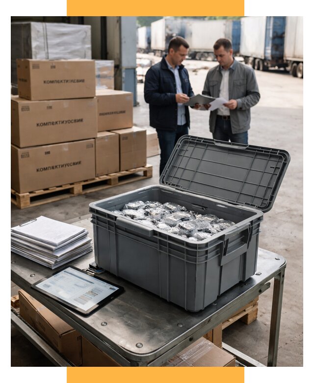 Перевозка комплектующих из Китая от 6702 р. | СетСервис-Скт