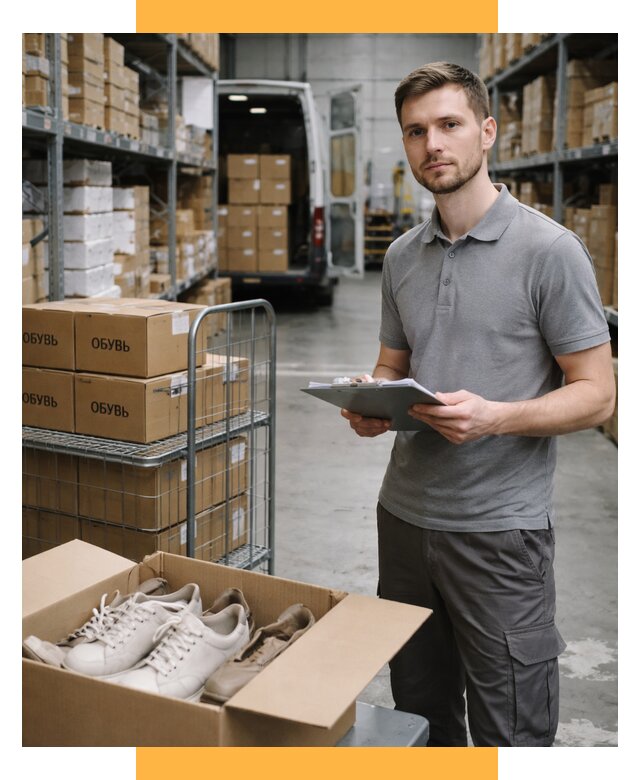 Доставка обуви из Китая и Турции от 4640 р. СетСервис-Скт