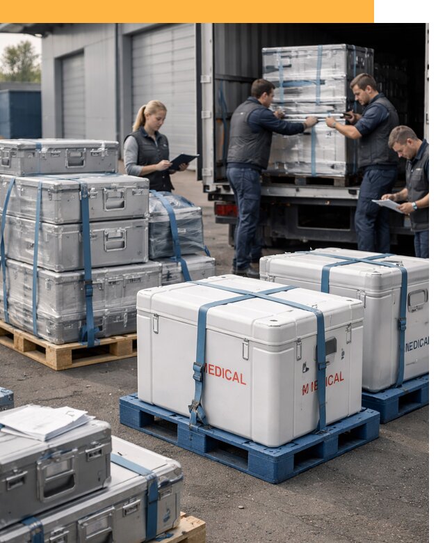 Перевозка медицинского оборудования по всему миру от 15467 руб