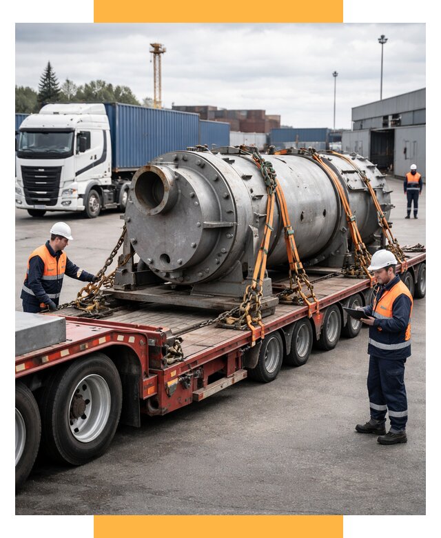 Перевозка тяжеловесных грузов под ключ от 154665 р. | СетСервис-Скт