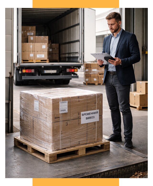 Временный вывоз товаров под ключ от 8249 р. | СетСервис-Скт